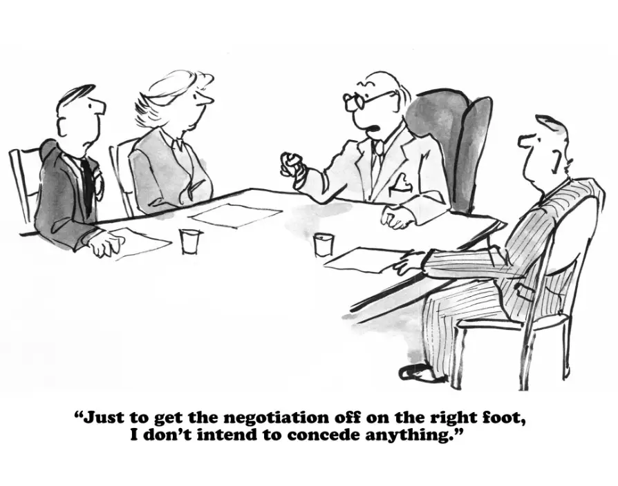 A franchise agreement is non-negotiable