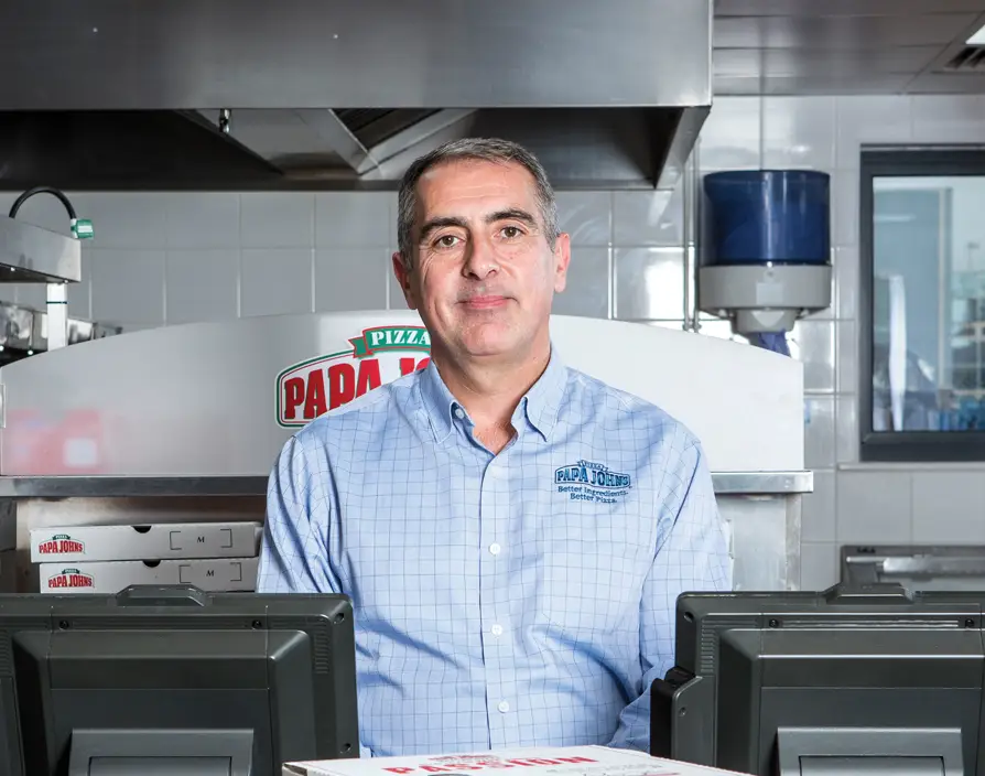 Gareth Davies is helping Papa John’s franchisees earn their crust