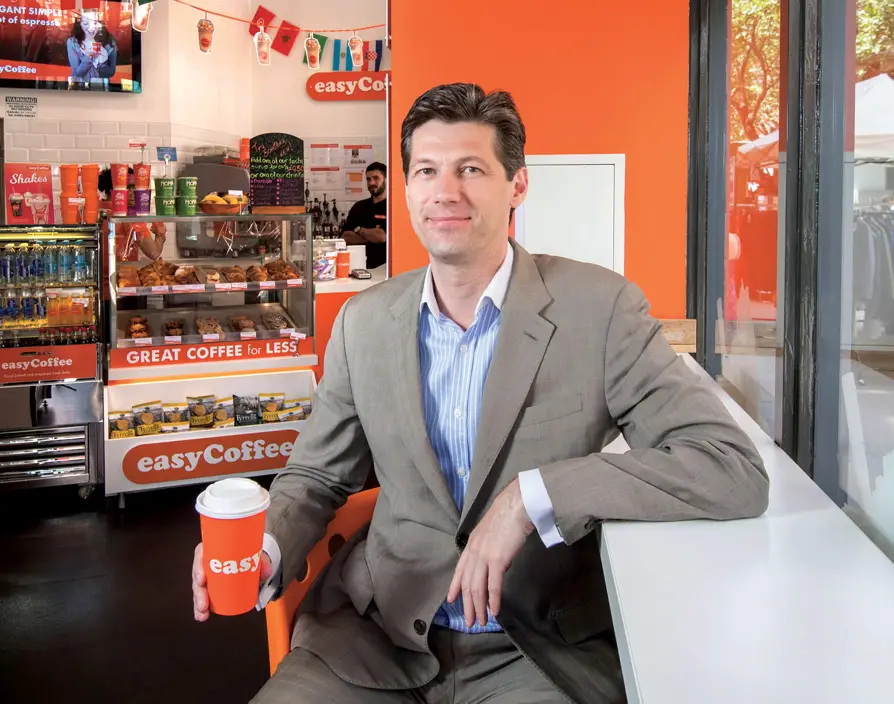 Nathan Lowry is transforming the coffee industry with easyCoffee by teaming up with easyJet’s founder