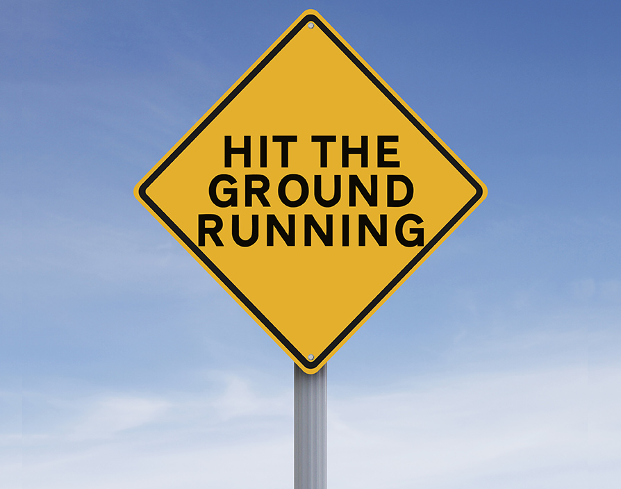 New Year: New Start: Hit the ground running