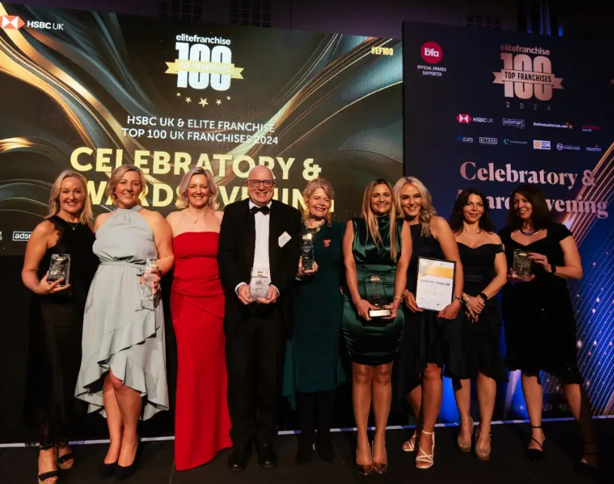 Celebrating the Crème de la Crème of franchising at the prestigious EF100 2024 Gala