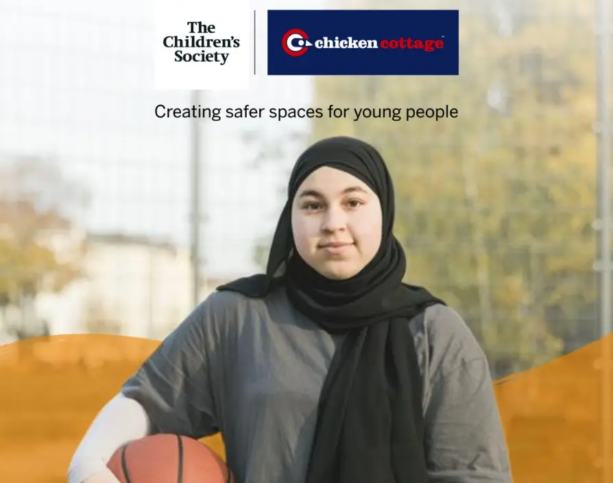 Leading children’s charity, The Children’s Society and major high street restaurant chain, Chicken Cottage, are joining forces to tackle some of the urgent issues facing today’s teenagers: exploitation and unsafe spaces.