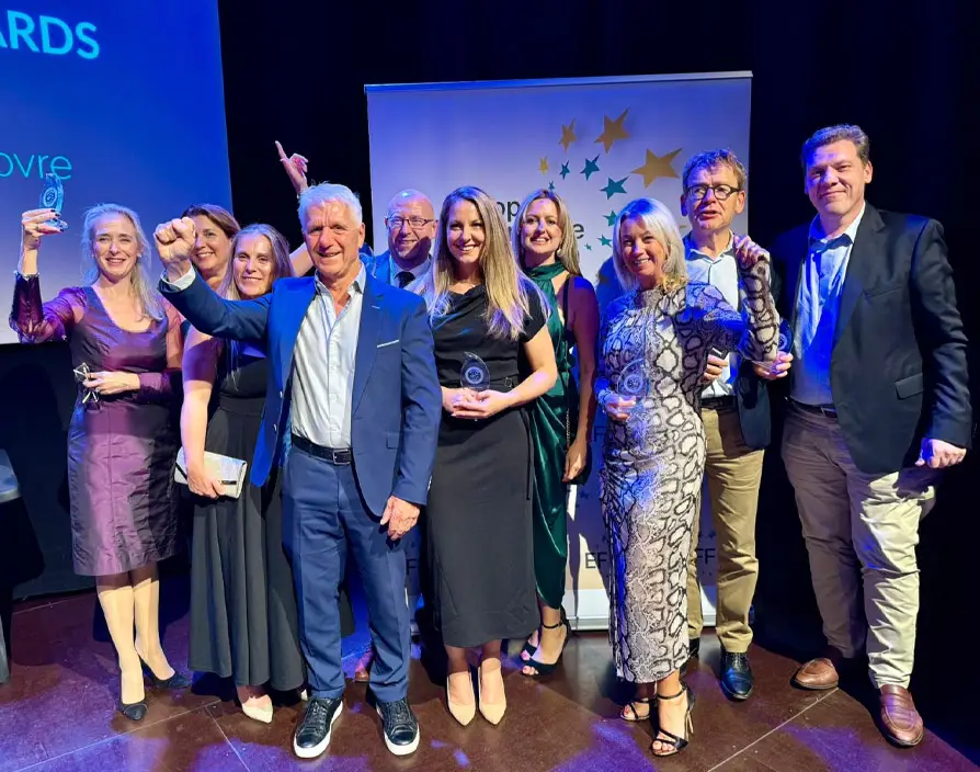 British winners (featuring Right at Home) at the EFF Awards - 12 Sept 2025