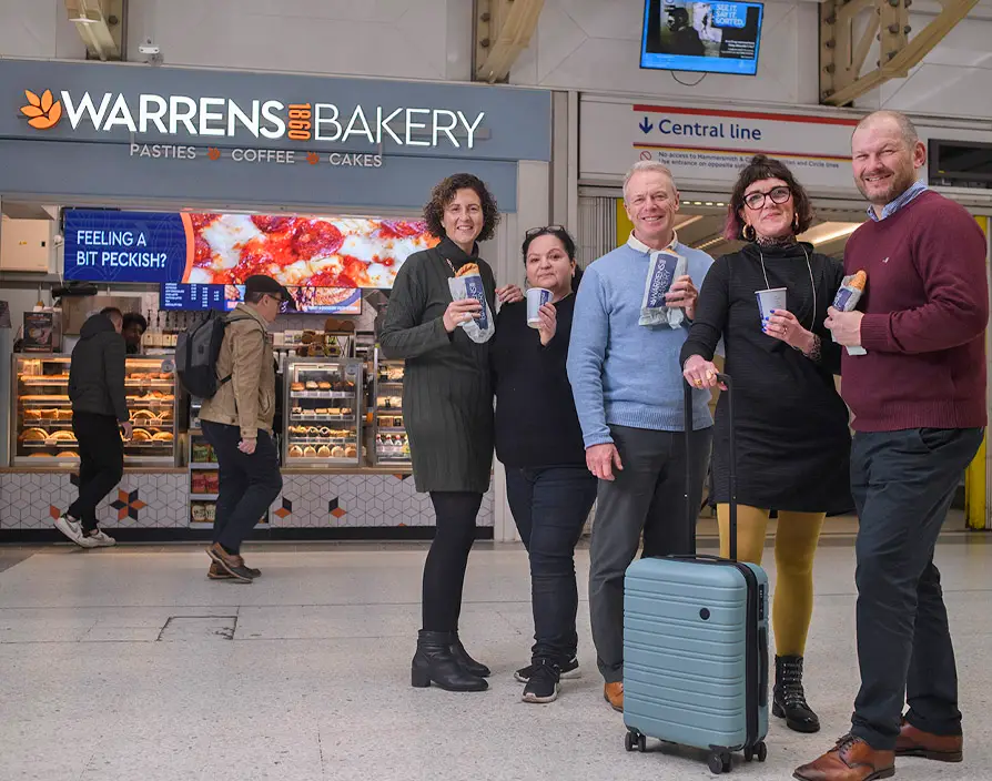 Warrens Bakery debuts Liverpool Street Station outlet 