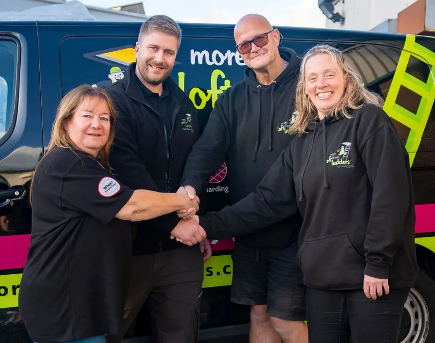When a simple idea became a runaway success with the more than loft ladders franchise, Lynette Turner reflects on how the mother/son partnership began…