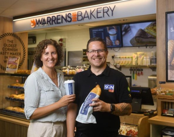 Warrens Bakery announced the opening of its seventh forecourt concession with SGN Retail at a Texaco garage on Crudwell Road in Malmesbury, Wiltshire